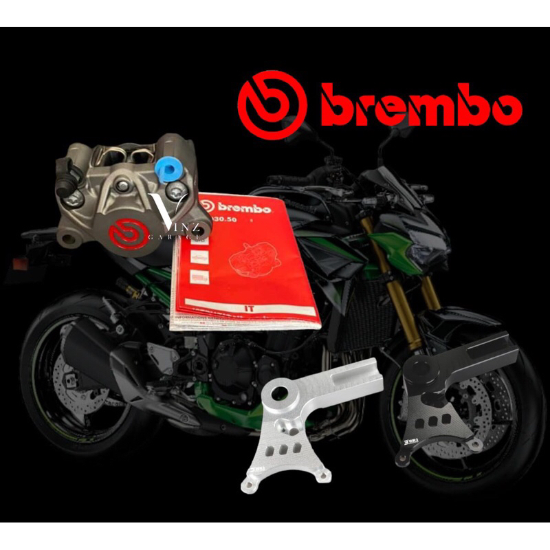 Kaliper Brembo 2 Piston Grey Z900 / Z900RS / Original By Brembo Brakes // Kaliper 2 Piston Brembo Z9