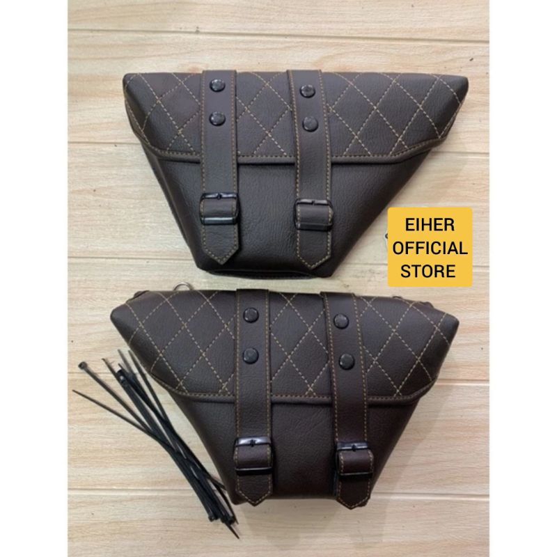 EIHER - TAS MOTOR SIDE BAG SAMPING MOTOR KLASIK CUSTOM JAPSTYLE