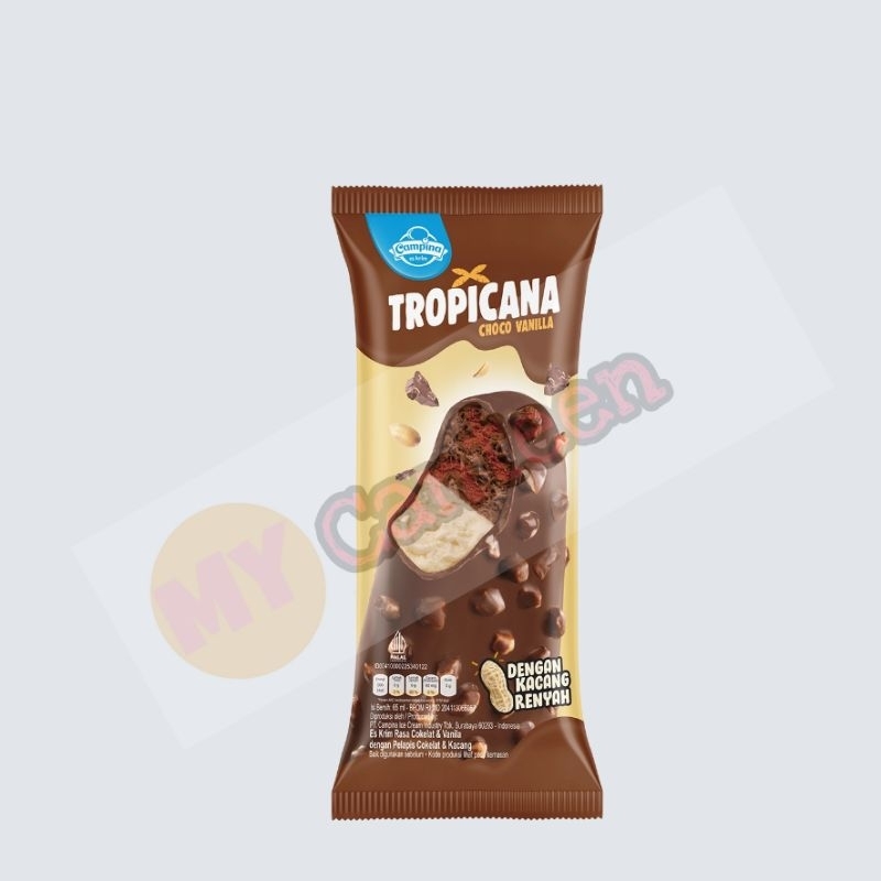 

Es krim campina tropicana choco vanilla