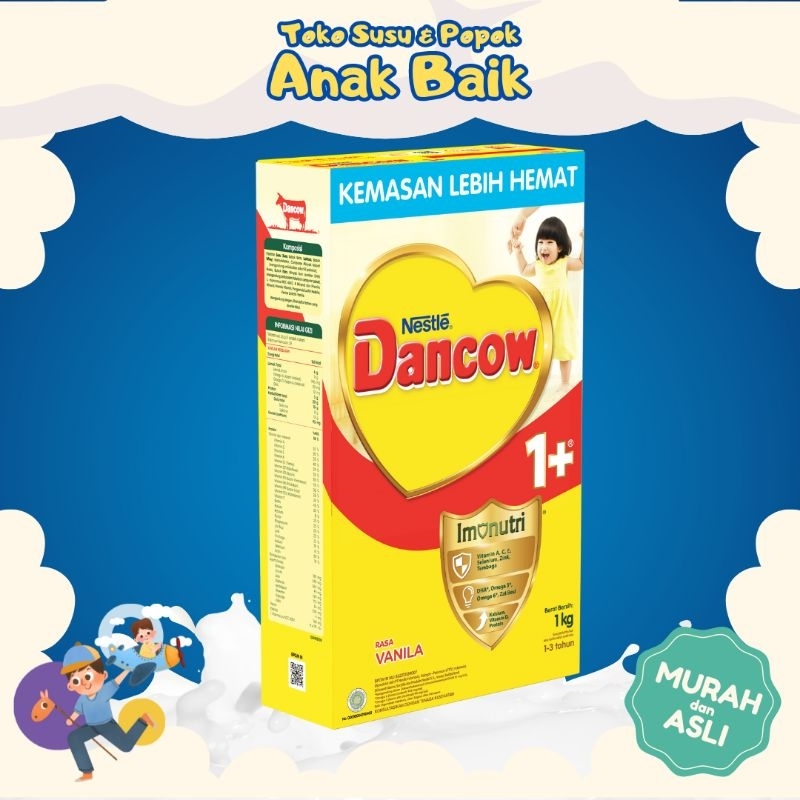 SUSU DANCOW 1+ VANILA 1KG