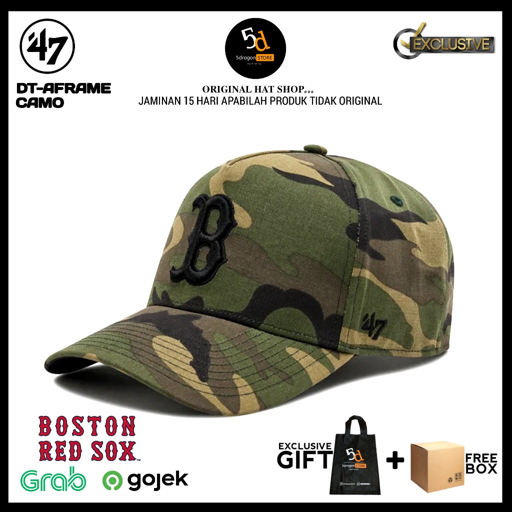 TOPI ORIGINAL 47 BRAND BOSTON RED SOX CAMO GROVE DT