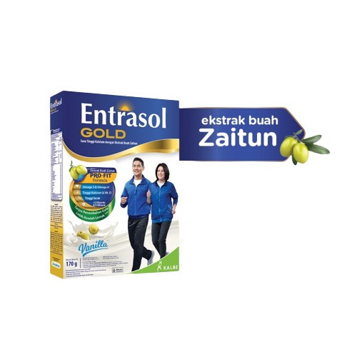 

ENTRASOL GOLD 170 G SUSU TINGGI KALSIUM EKSTRAK BUAH ZAITUN PRO-FIT FORMULA RENDAH GULA RASA VANILA