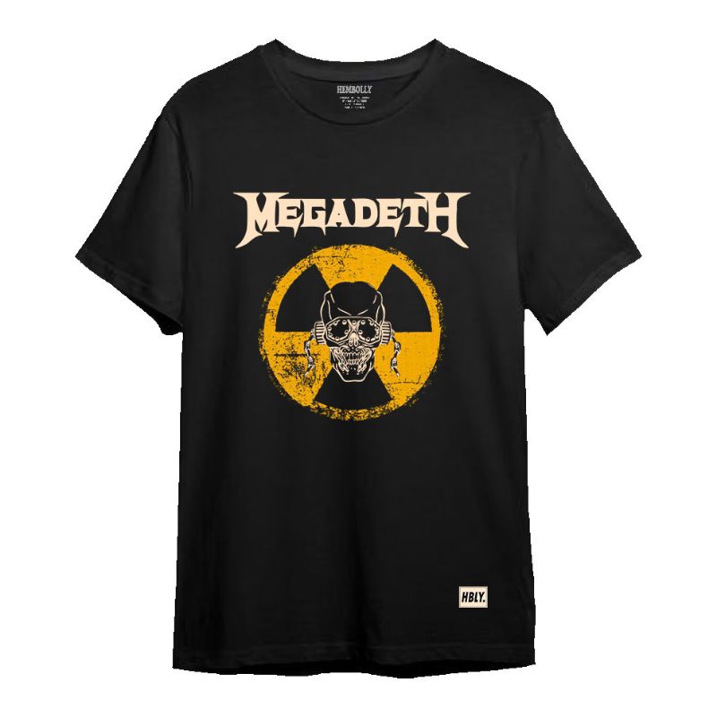 Kaos MEGADETH Musik Band Rock  - Kaos Band Musik Rock - Kaos Metal