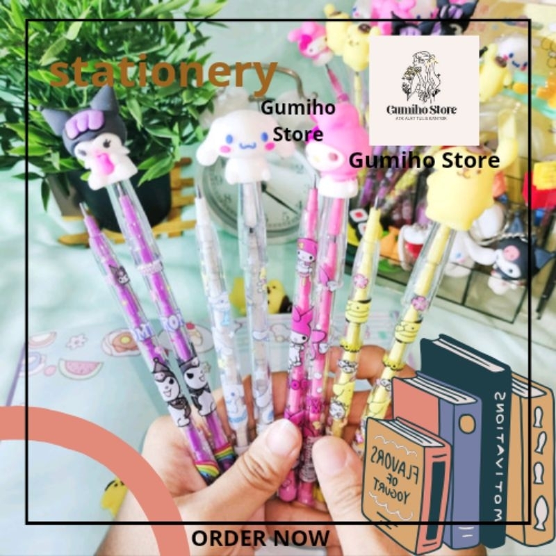 

PENSIL SUSUN SANRIO HARGA 1 PCS PENS BENSIA LUCU