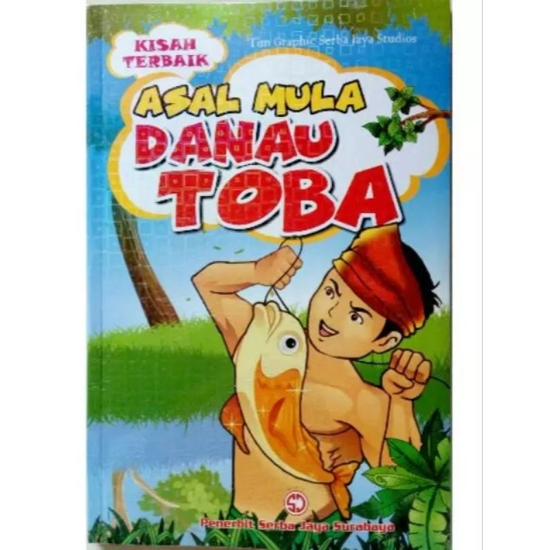 buku cerita danau toba full color
