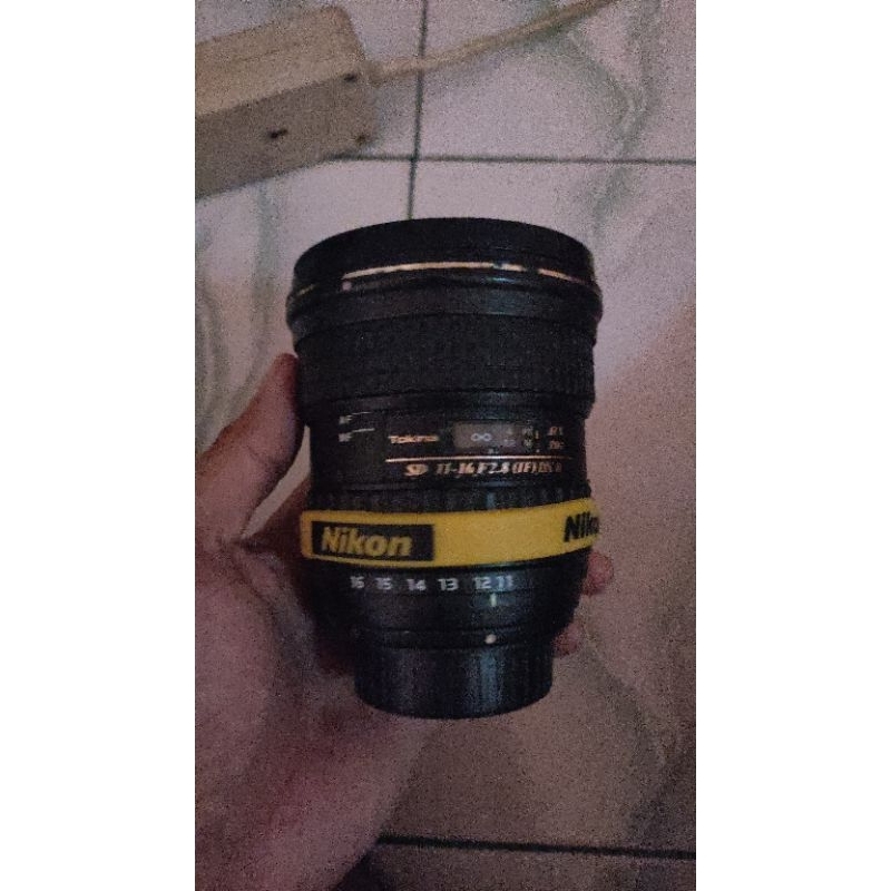 lensa tokina 11-16 mm f2,8 DX II for nikon