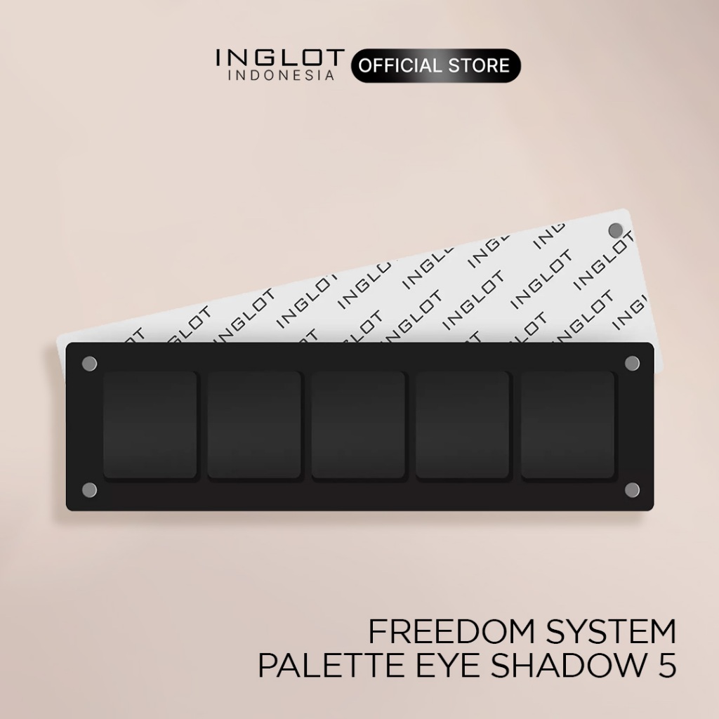 INGLOT Freedom System Palette Square "5" - Untuk Refill FS Eyeshadow/Lipstick/Brow Powder
