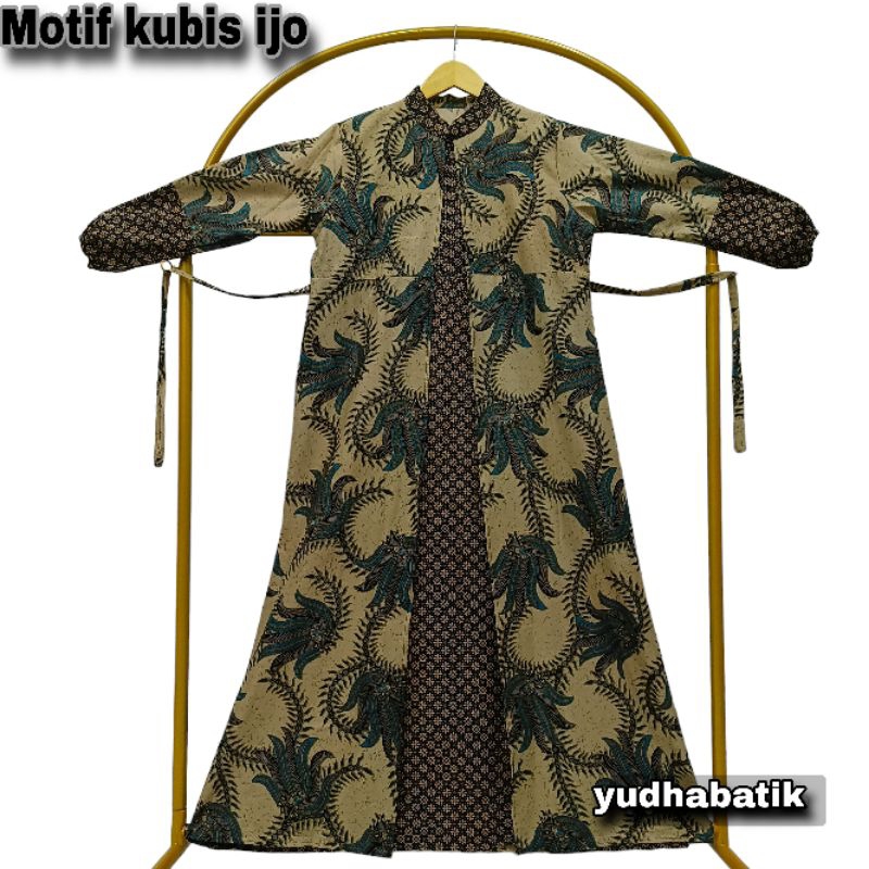 Baju Gamis Wanita Syar'i Batik Jumbo Pesta Mewah Elegan Modern Terbaru Lebaran 2024