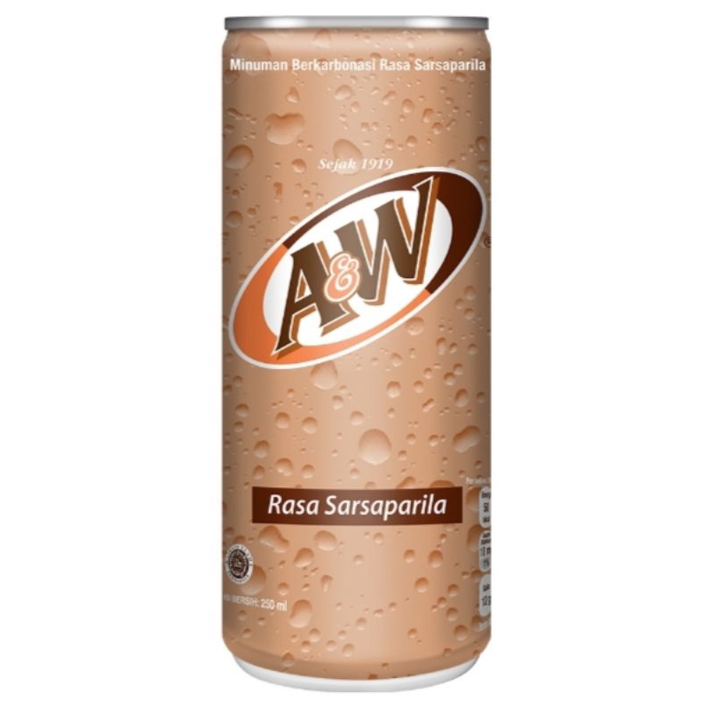 

A&W Soft Drink Sarsaparila Can 250 ml