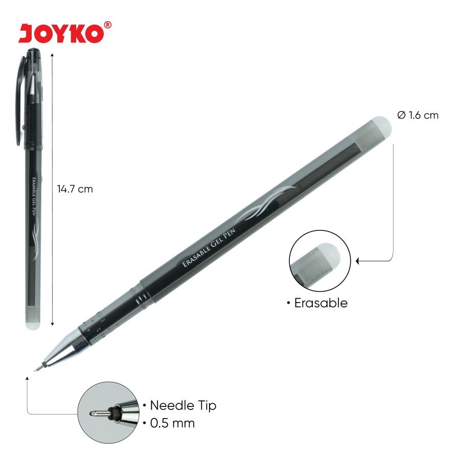 

Erasable Gel Pen Pulpen Bisa Dihapus Joyko GP-322 Shokyo 4 Gel 0.5 mm
