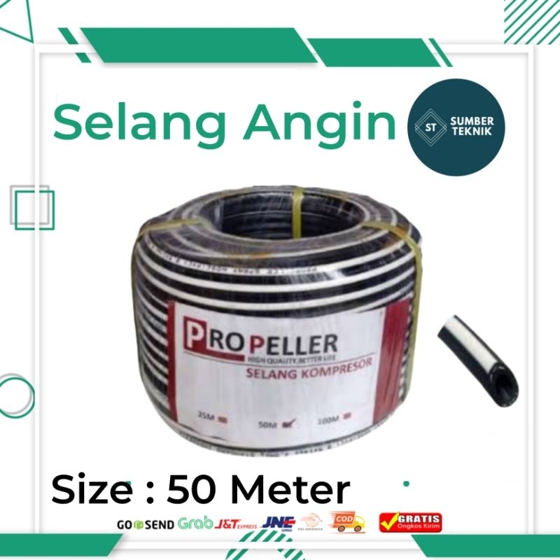 PROPELLER Selang Angin / Selang Kompresor  / Selang Angin Kompresor 50 Meter