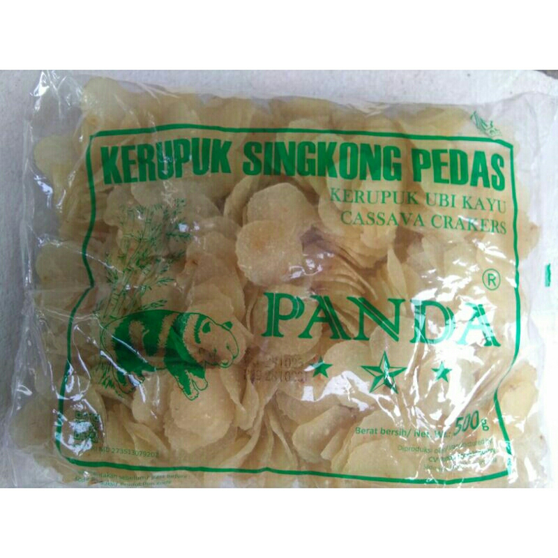 

kripik singkong pedas mentah 500 g