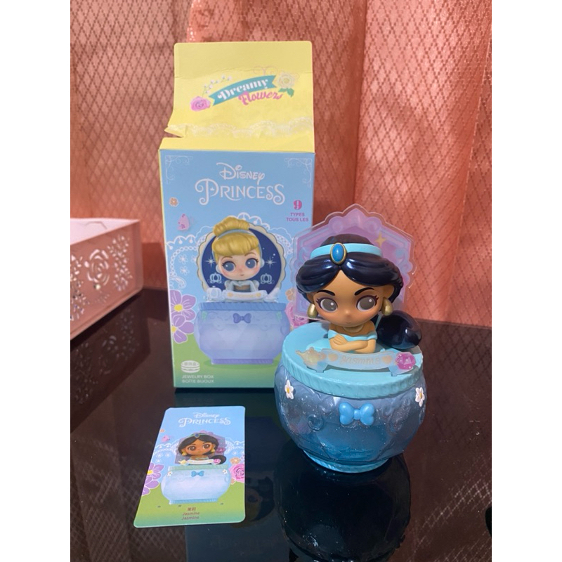 blind box miniso princess disney jewelry box jasmine ariel aurora aladdin cinderella original mainan