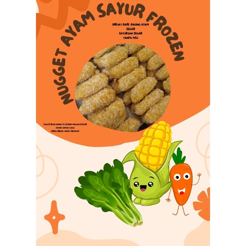 

nugget ayam sayur frozen