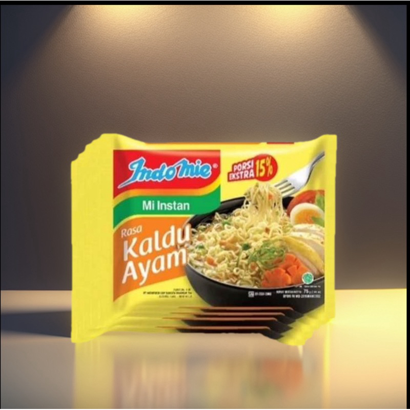 

Indomie kuah Rasa kaldu ayam