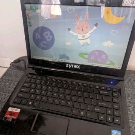 LAPTOP ZYREX W243HU MULUS NORMAL MURAH