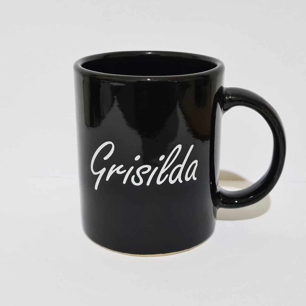 Mug Hitam Custom Nama