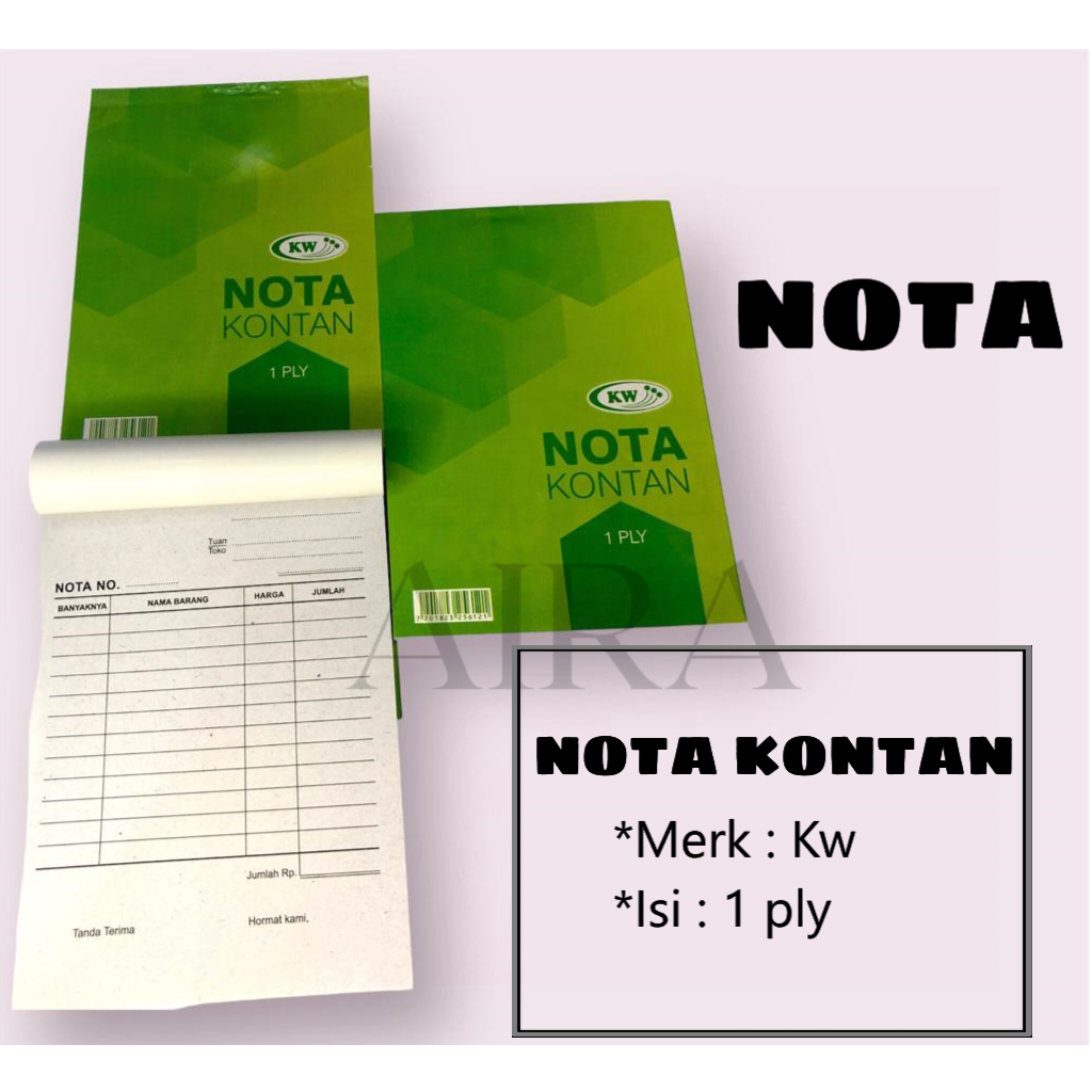 

NOTA KONTAN KW