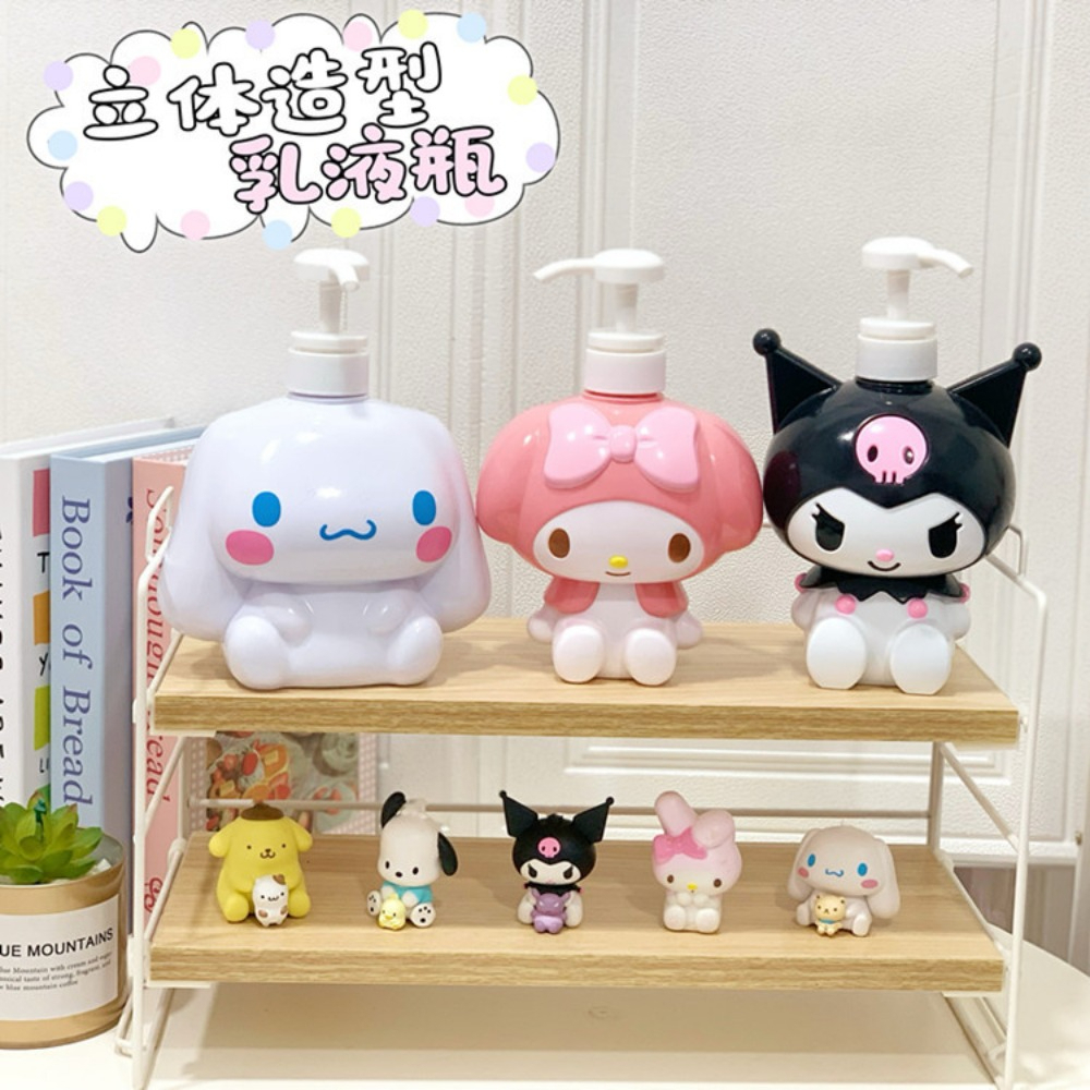 Botol pump tempat sabun wadah sabun cair sanrio cinnamoroll kuromi hello kitty my melody dispenser s