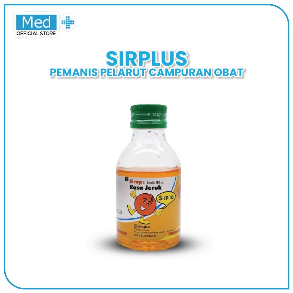 

Med+ Sirplus Rasa Jeruk / Stroberi Sirup 100 Ml