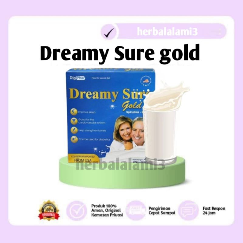 

DREAMY SURE GOLD IMPORT USA UNTUK INSOMNIA DAN GANGGUAN TIDUR