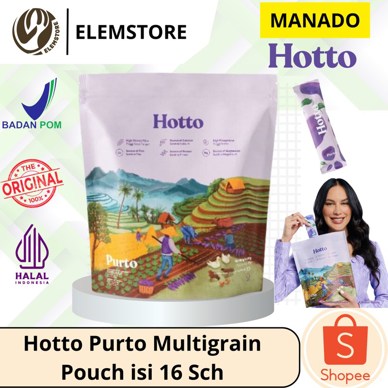 

MANADO - Hotto Purto Pouch isi 16 Sachet (100% ORIGINAL)