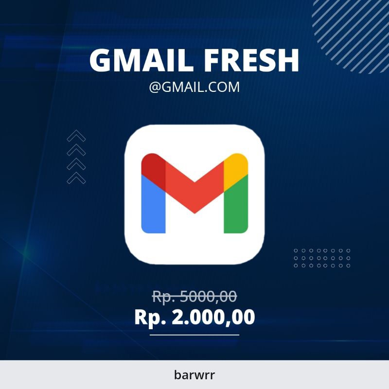 AKUN GMAIL FRESH PERMANEN ANTI VERIFIKASI