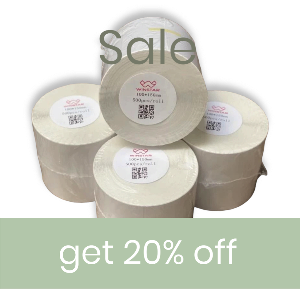 

Label Thermal A6 100*150 Winstar Isi 500