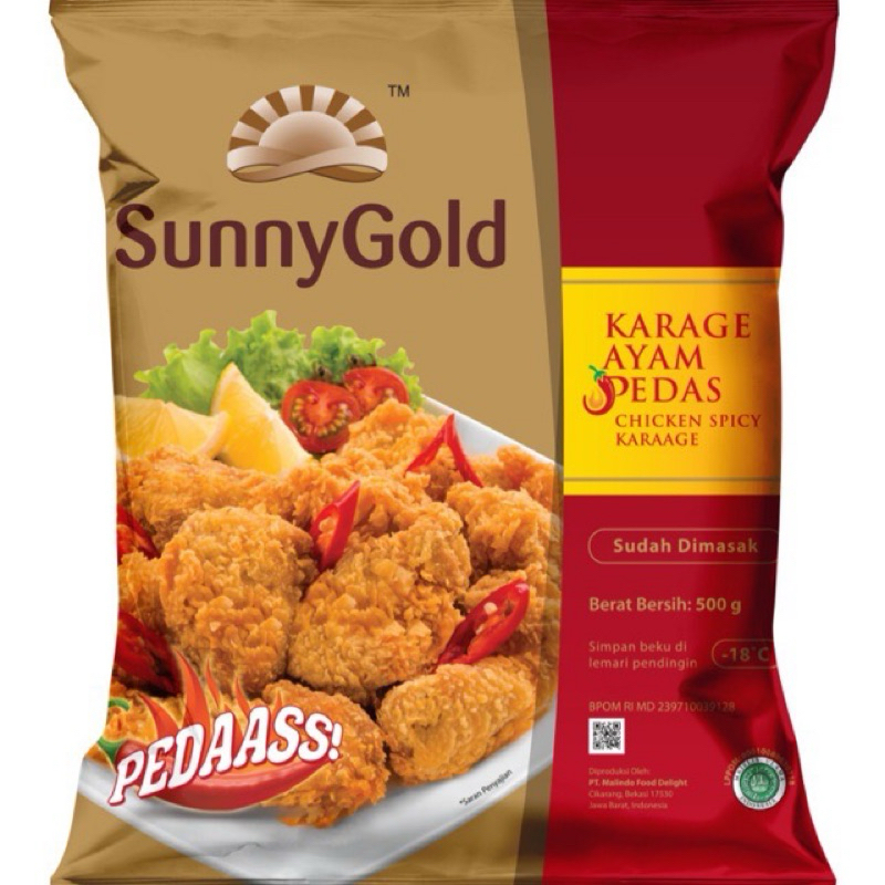 

Sunny Gold Chicken Spicy Karage 500gr