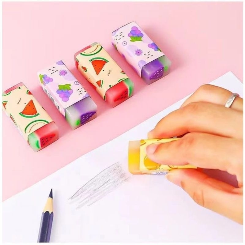 

penghapys pensil motif buah fruits eraser penghapys karakter dinosaurus sweet eraser anak sekokah