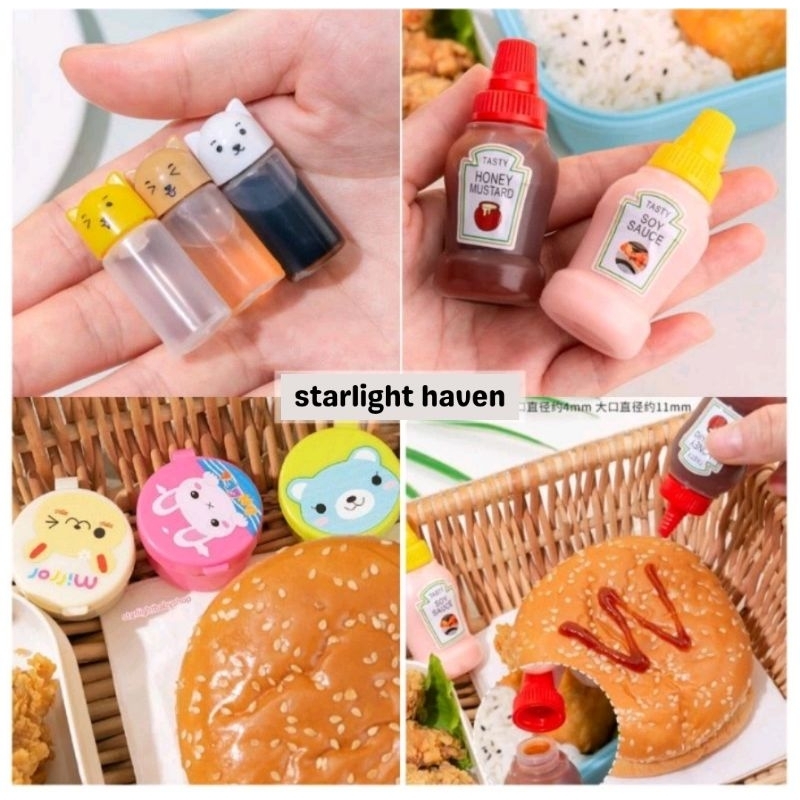 BOTOL SAUS BENTO MINI / BOTOL SAUS KECAP / TEMPAT SAUS / CUP SAUS