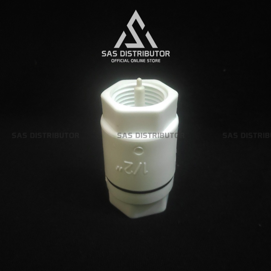 Tusen Klep 1/2" inch PVC / Foot Klep Elfa Fina 1/2" inch / Check Valve / Foot Valve 0,5" inch