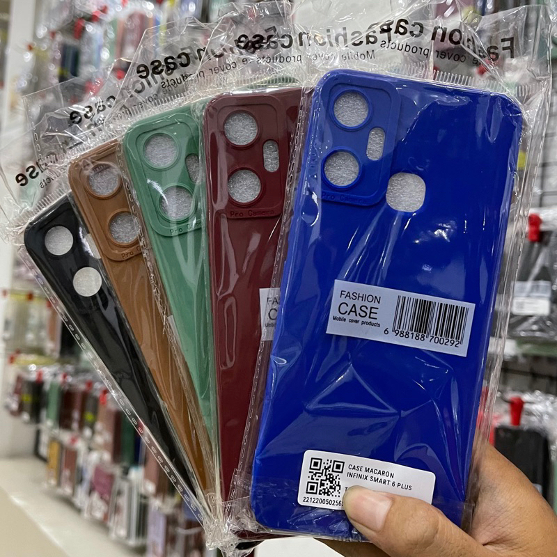CASE INFINIX SMART 6 NFC / INFINIX SMART 6 PLUS MACARON SOFTCASE