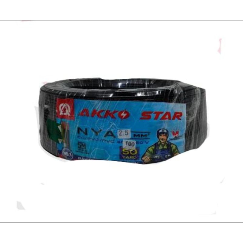 KABEL LISTRIK NYA TUNGGAL 2,5MM 90 METER AKKO STAR