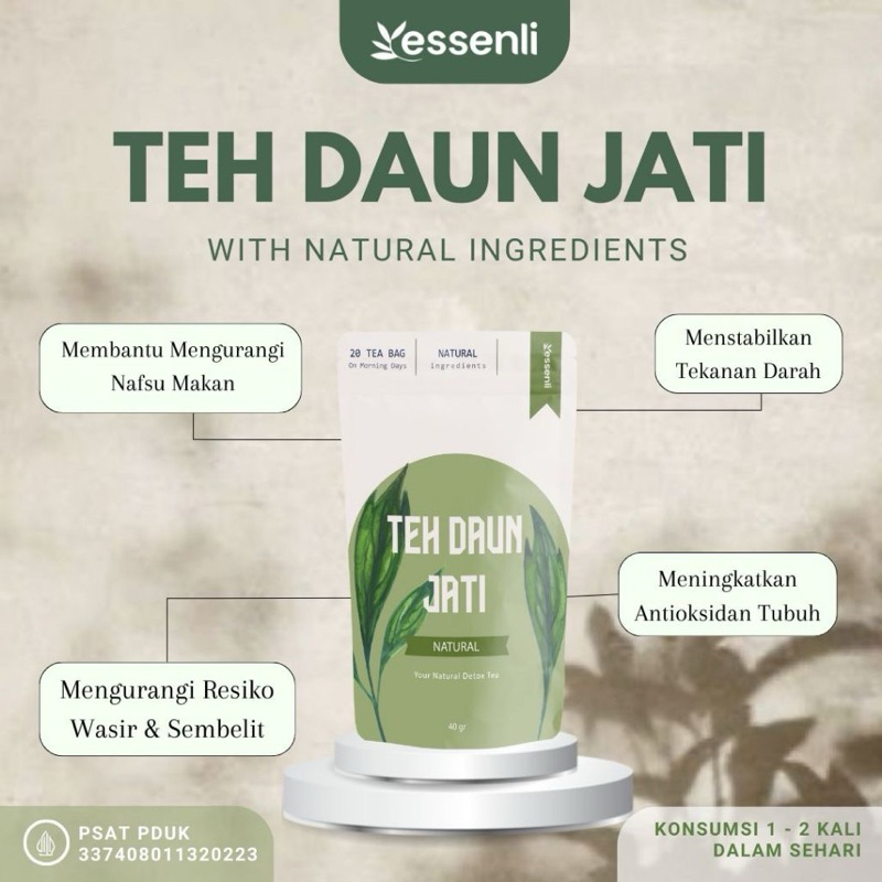 

Teh Celup Daun Jati Cina