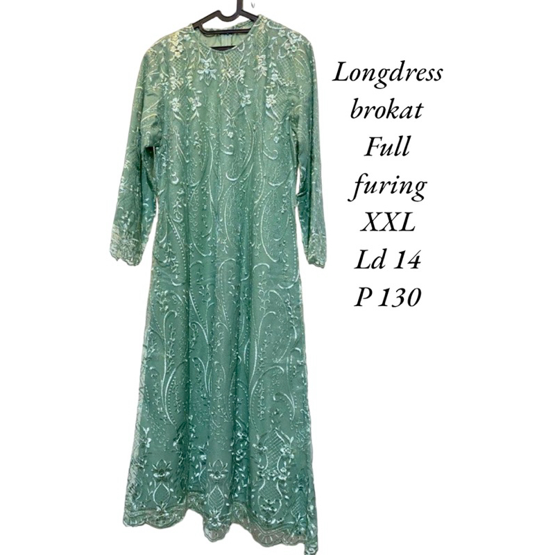 gamis/kaftan/longdress/maxidress brokat