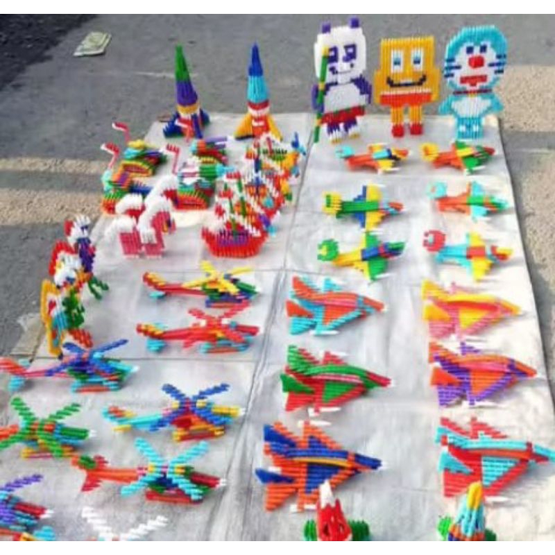 500 pcs Lego miniset jadul mainan anak anak