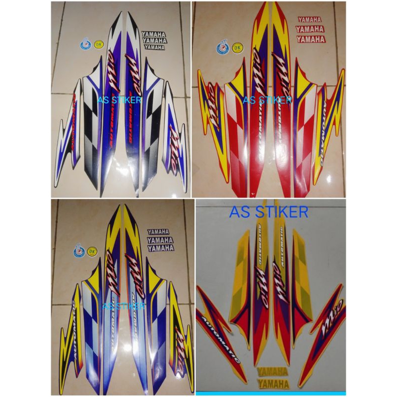 striping stiker stiker polet Lis Yamaha Mio 2004