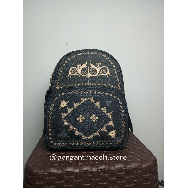 Tas Ransel Cewek Khas Aceh/Tas Ransel Bordiran Aceh