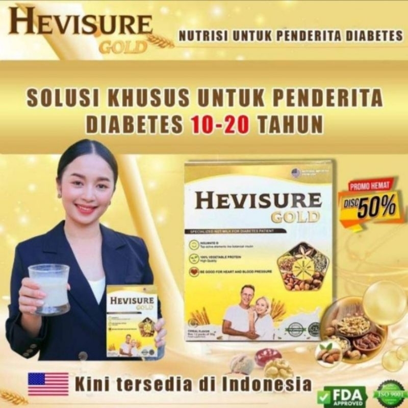 

PAKET 1 BOK HEVISURE GOLD SUSU IMPORT USA ATASI PENYAKIT DIABETES DAN KENCING MANIS RESMI ORIGINAL