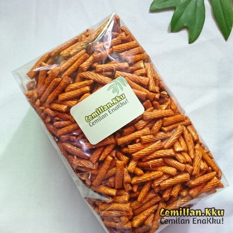 

1Kg Pang Stik Pedas Rasa Balado / Stick Pang-pang Jaipong Snack Manis Pedes Renyah