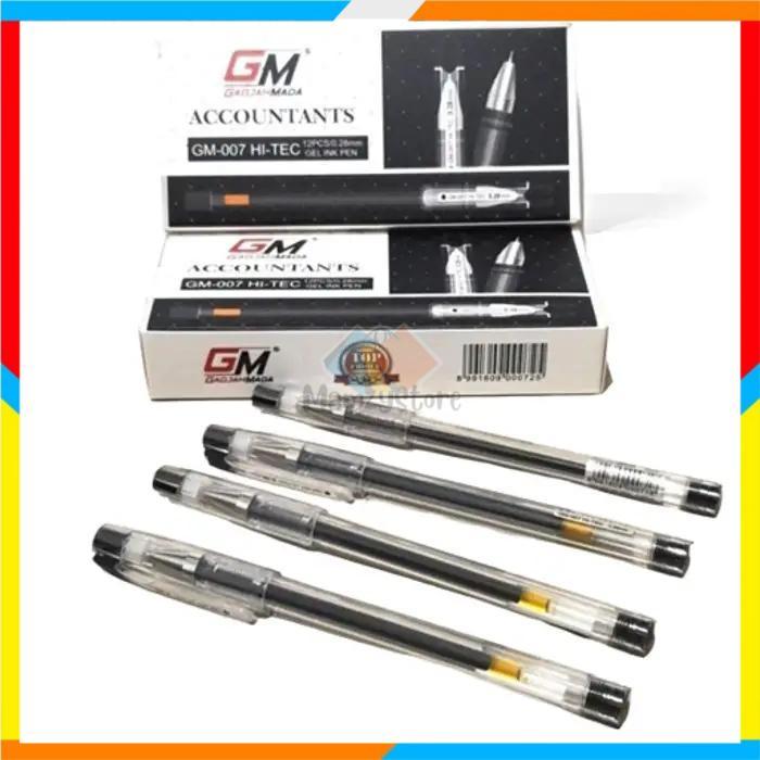 

GM HI-tech-h 0.28mm hitam bolpen pena Gel ink HI-tech 1 BOX / 12 Pcs