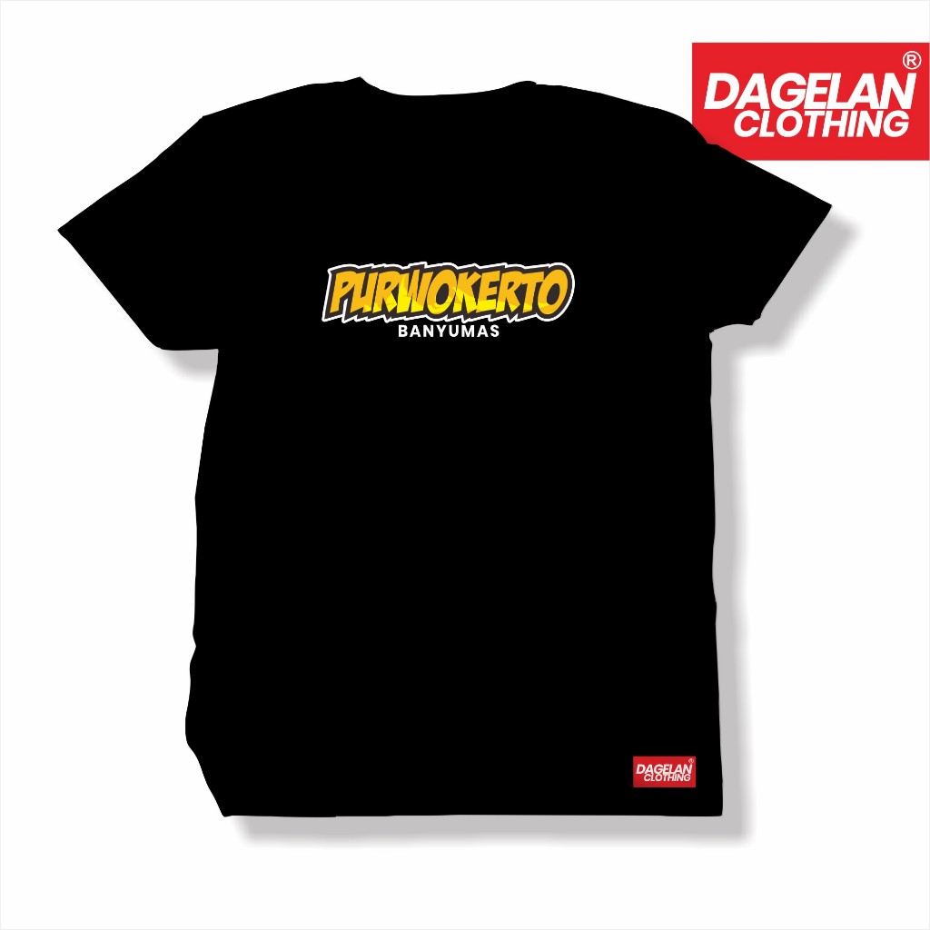 Kaos Purwokerto Banyumas Dagelan Clothing Kaos Distro Kata Jawa Viral Katun Hitam