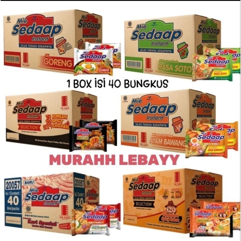 

MIE SEDAAP GORENG 90GR ISI 40bks ( Karton )