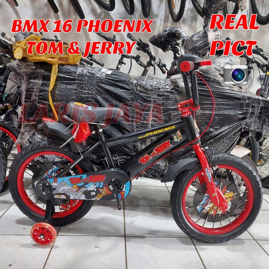 Sepeda anak bmx 16 inch phoenix tom &amp; jerry sepeda bmx 16 new phoenix