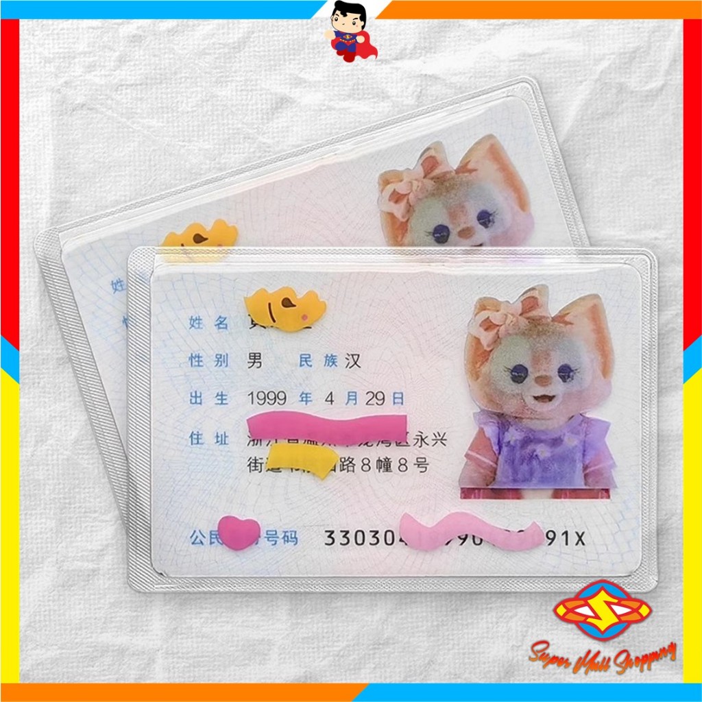 

SMS Sampul Pelindung Kartu Tanda Pengenal Karakter Cover Pelindung Kartu ATM SIM KTP Cover Kartu Doff Bahan PVC Anti Air Cover Pelindung Anti Gores Karakter Kartun Plastik Pelindung Kartu Nama Kartun Lucu