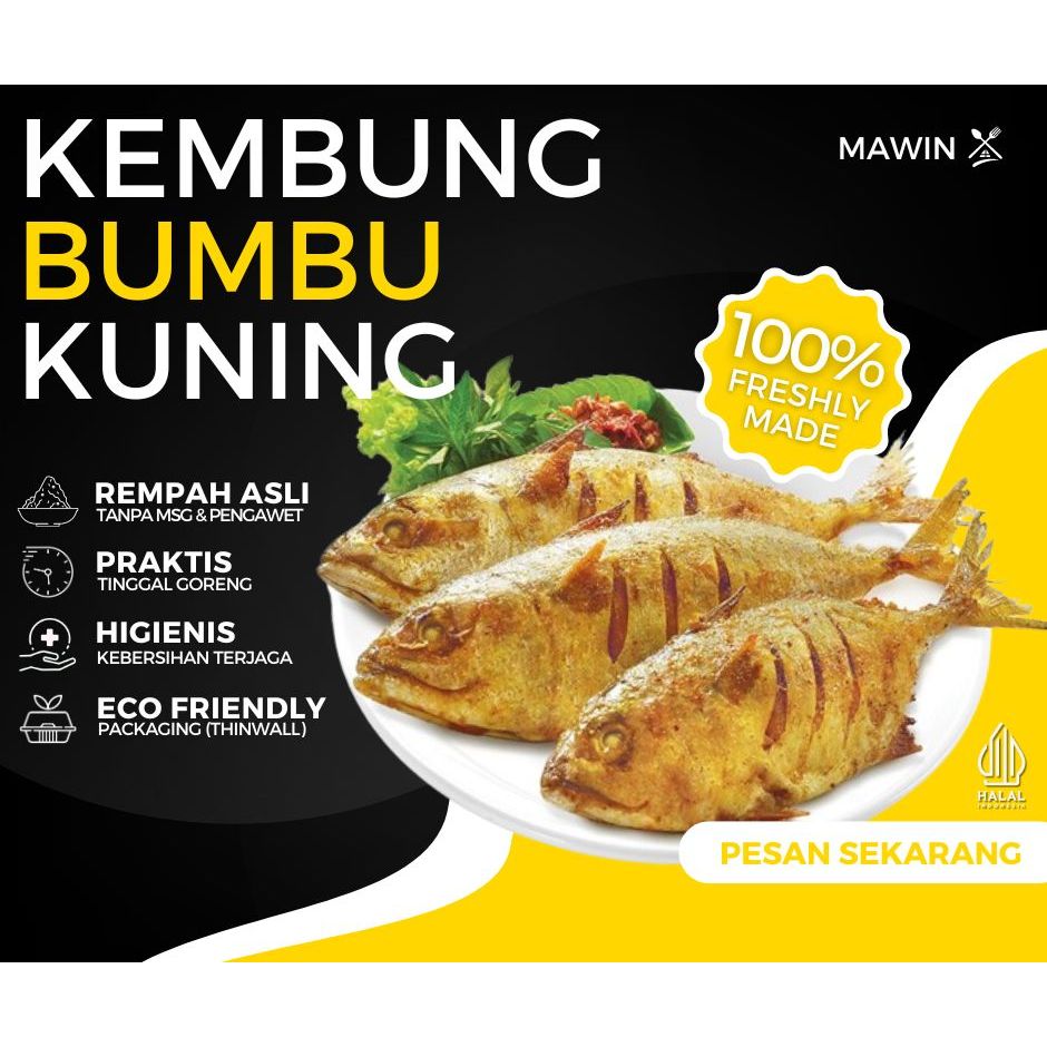 

MAWIN Ikan Kembung Bumbu Kuning