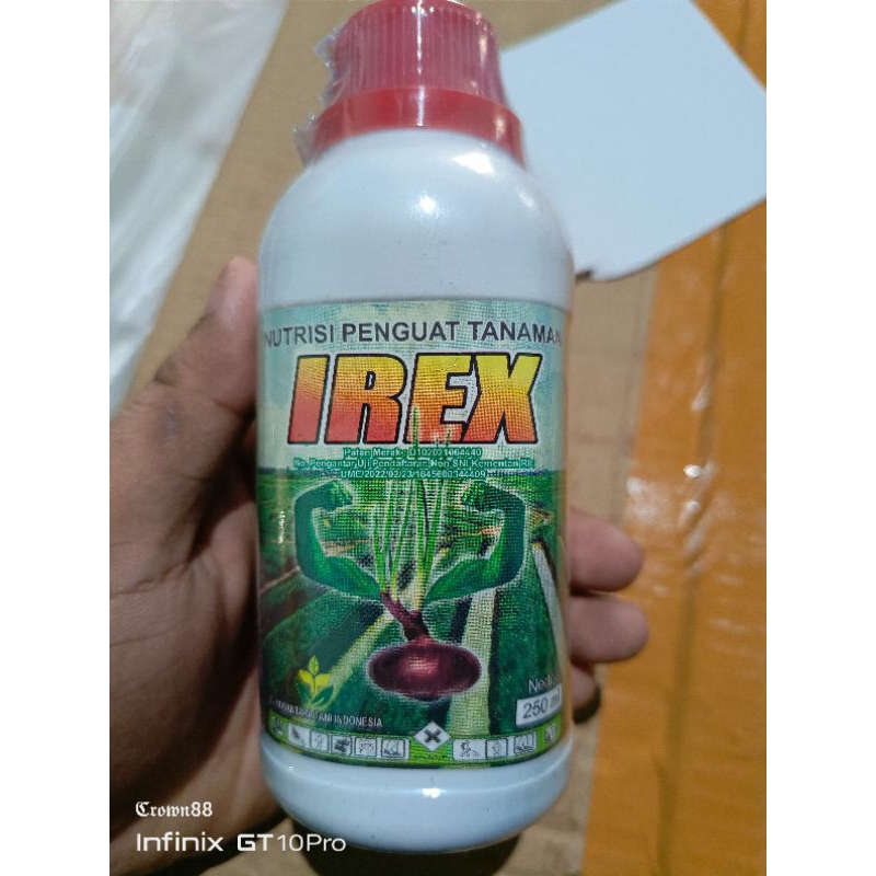 Pupuk Nutrisi IREX 250ml pupuk penguat tanaman anti mboler bawang merah & nutrisi tanaman padi