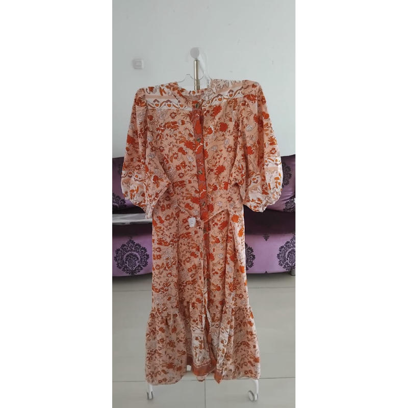 preloved long dress batik
