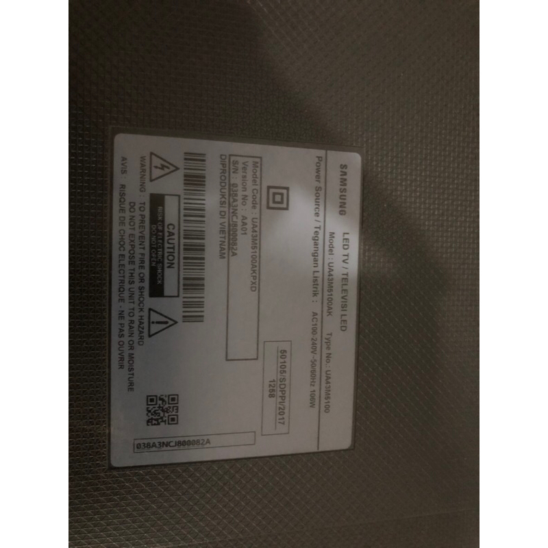 mb psu tcon samsung ua43m5100